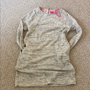 Sweatshirt dress with pockets